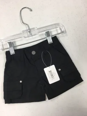 0-6 Month Boys Black Shorts