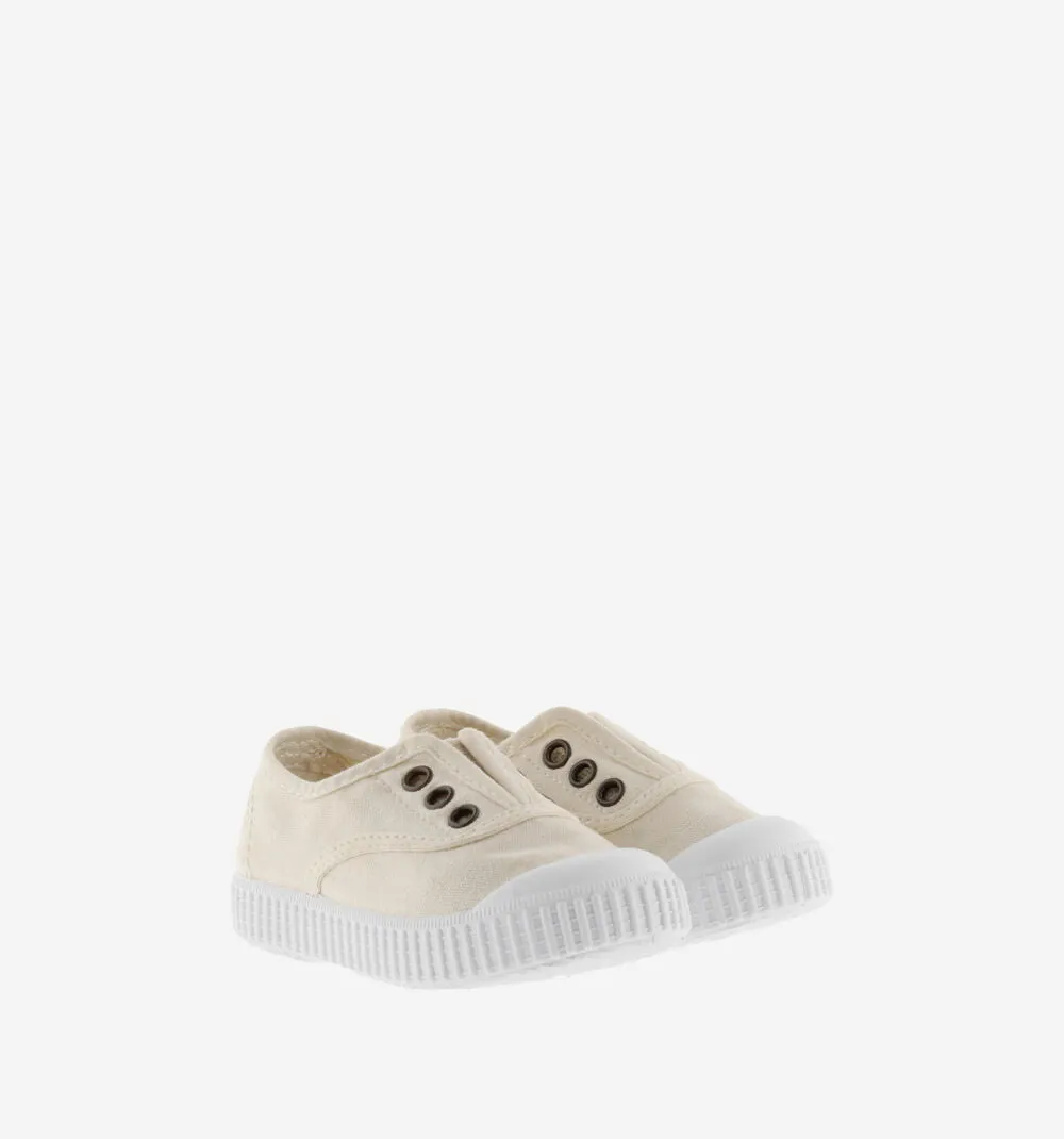 (106627) Children's canvas trainers with elastic - Cotton