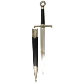 14" Black Medieval Athame