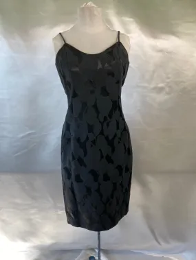 1980's Black Prom Dress Vintage Women's Small/ Medium