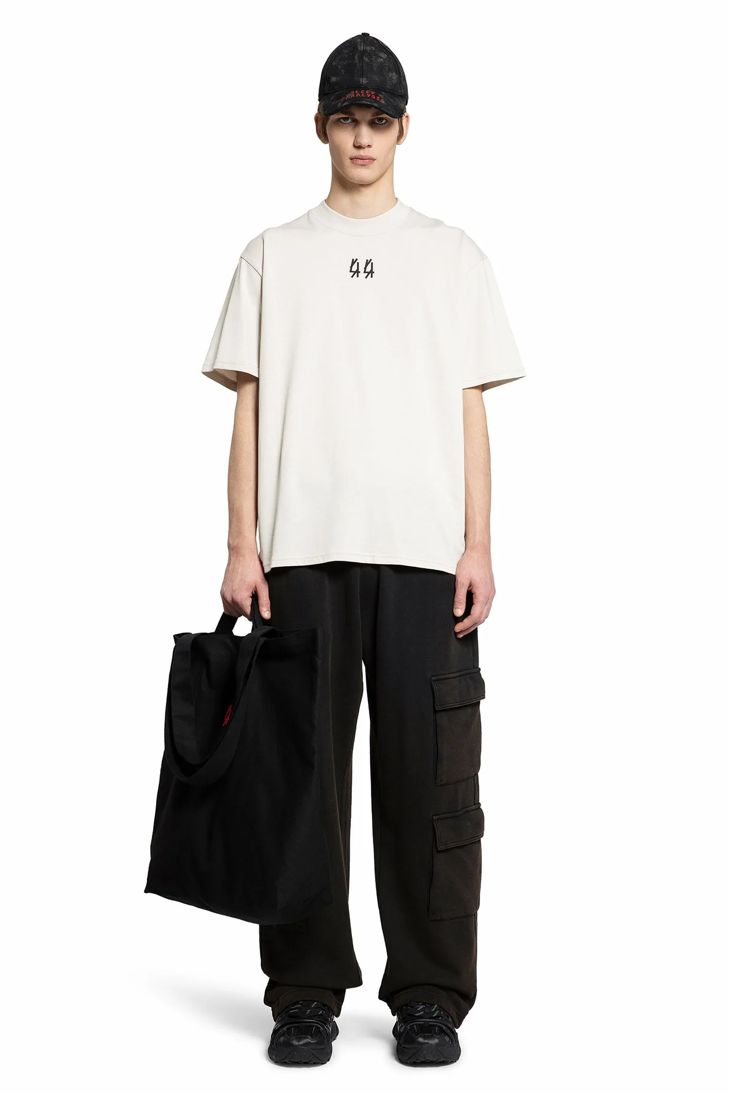 44 LABEL GROUP MAN BLACK TROUSERS