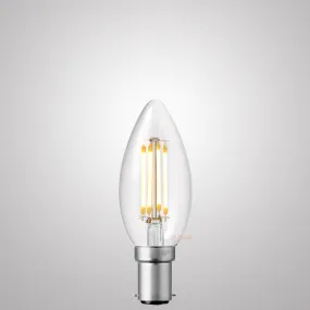 4W Candle LED Bulb B15 Clear in Natural White