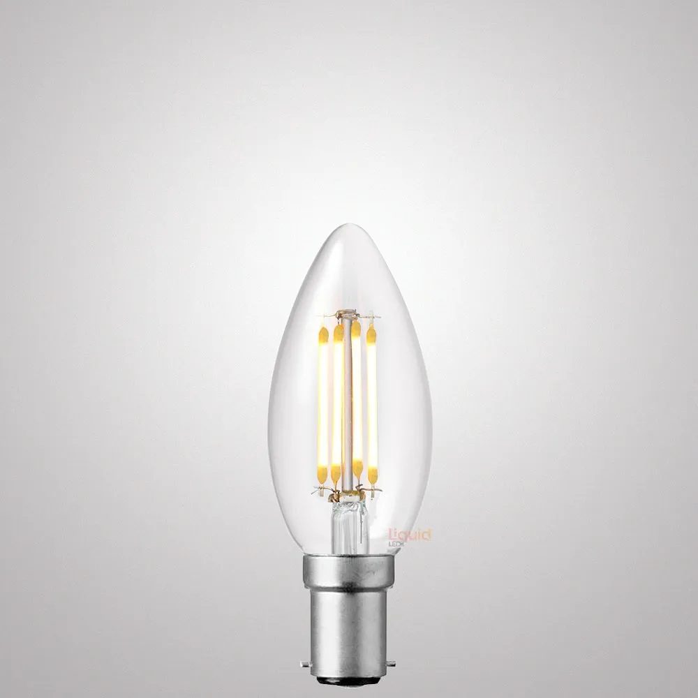 4W Candle LED Bulb B15 Clear in Natural White