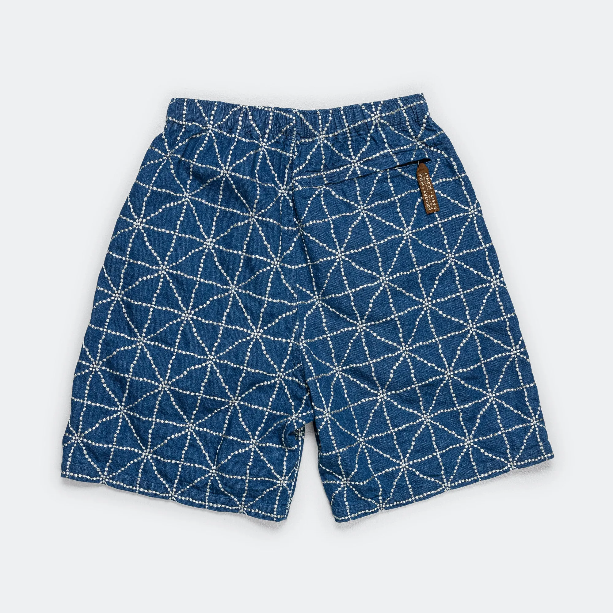 8oz Denim FOLK-DOJO EASY Shorts - Midtone