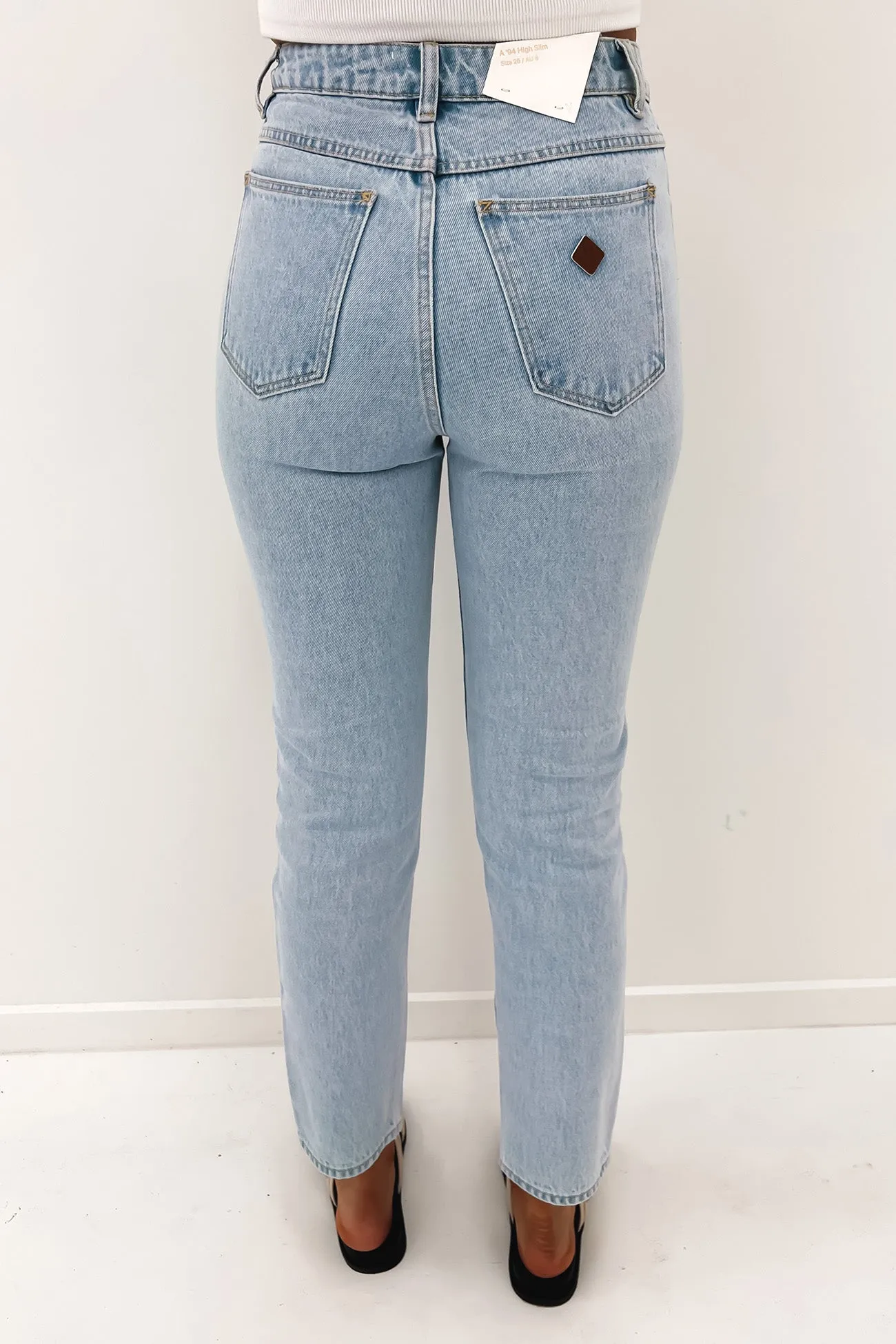 A 94 High Slim Jean Dawn Stone