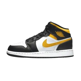 Air Jordan 1 Mid GS 'White Pollen Black'