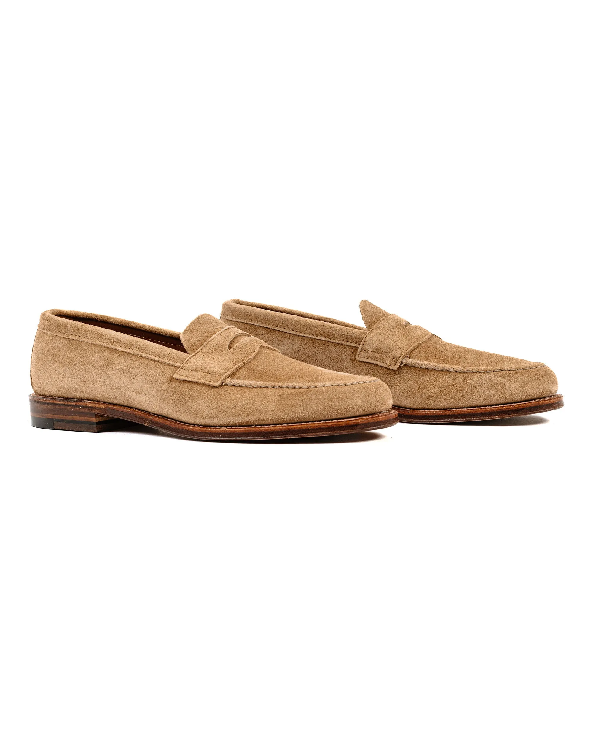 Alden Unlined Leisure Handsewn Tan Suede 6244F