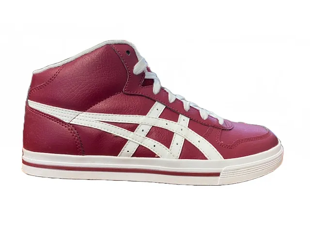 Asics sneakers shoe for boys Aaron C5B4Y 2501 burgundy-white