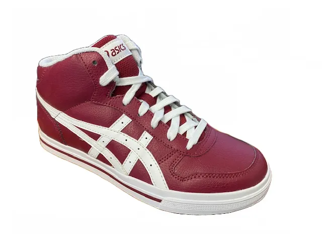 Asics sneakers shoe for boys Aaron C5B4Y 2501 burgundy-white