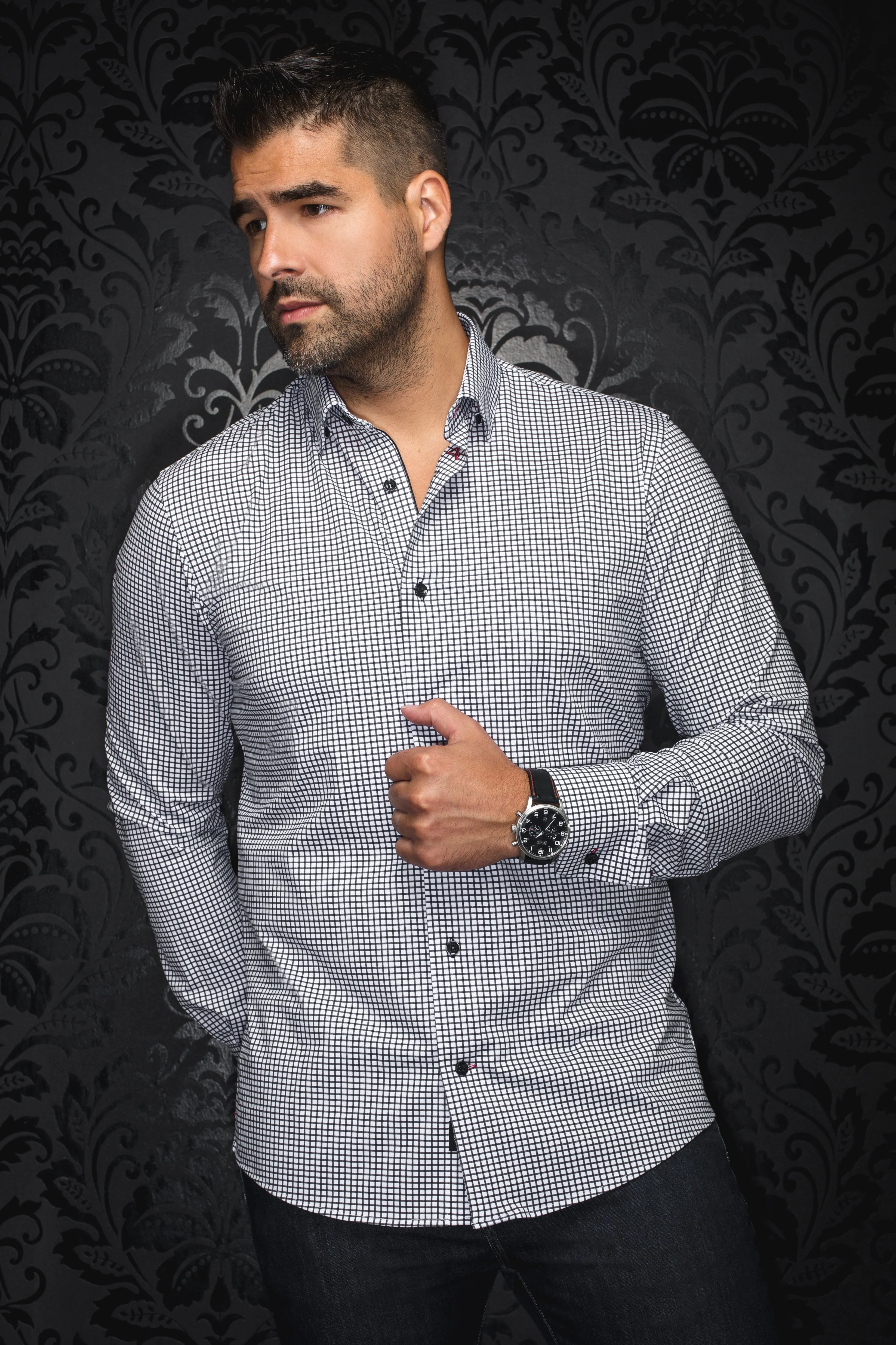 Au Noir Stretch Shirt | Alexander-WPC Black