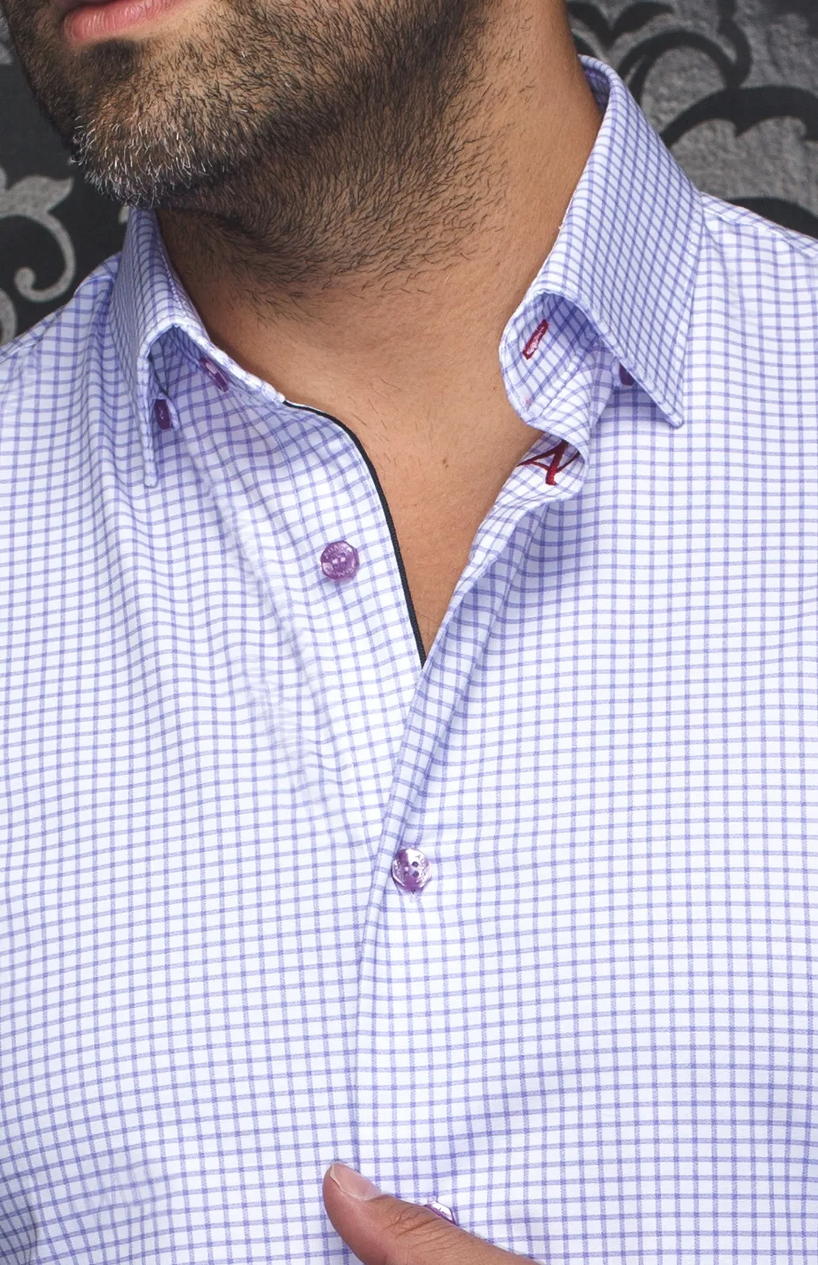 Au Noir Stretch Shirt | Alexander-WPC Lavender