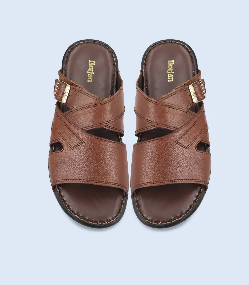 BM5485-TAN-Men Slipper