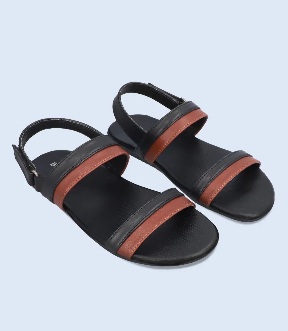 BM5632-Black-Men Sandal