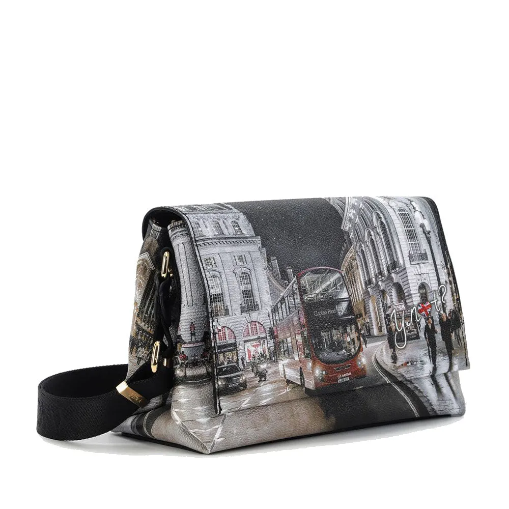 Borsa Donna a Tracolla con Pattina Y NOT YES-621 London By Night