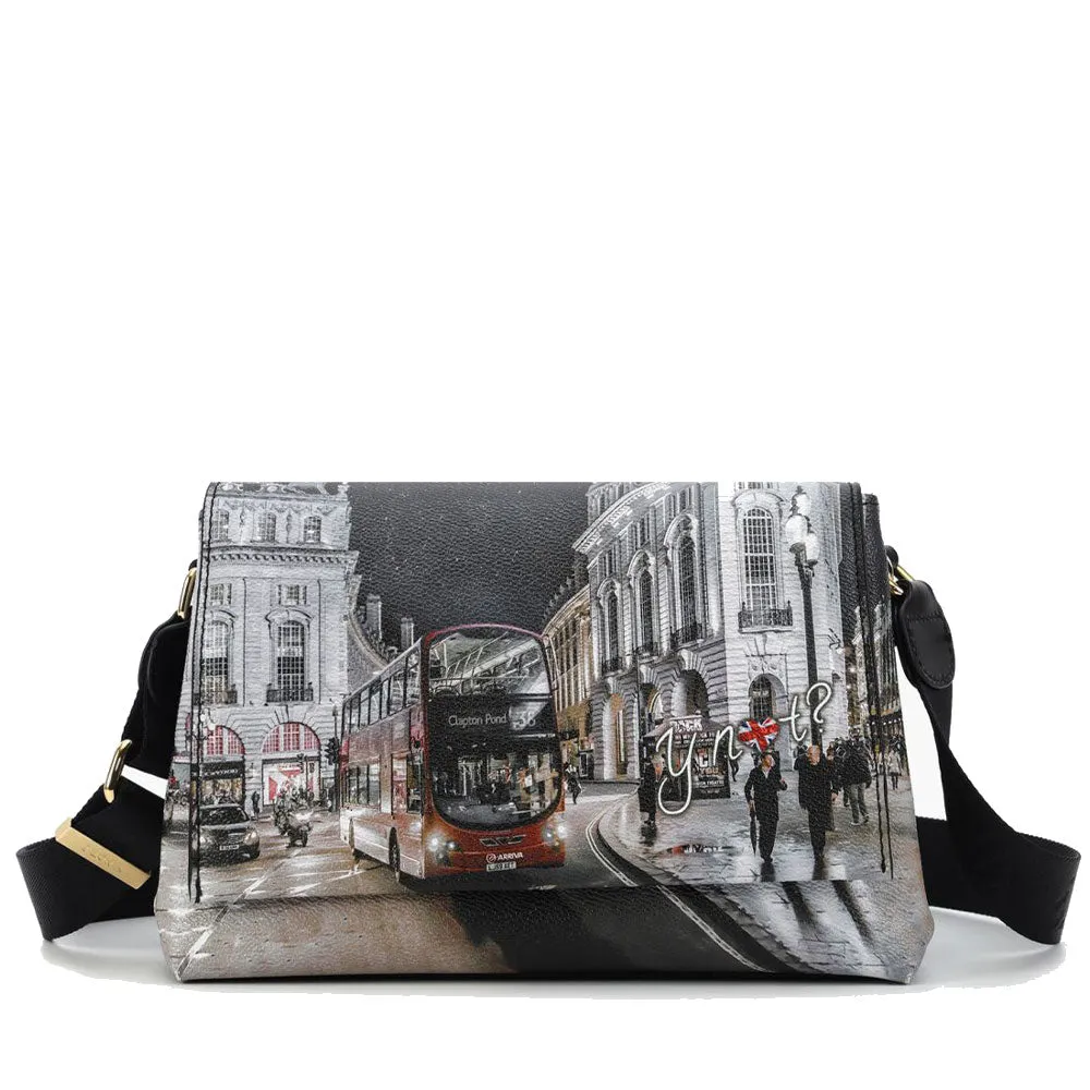 Borsa Donna a Tracolla con Pattina Y NOT YES-621 London By Night