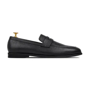 Bruin - Men's Black Pebble Grain Leather Loafer