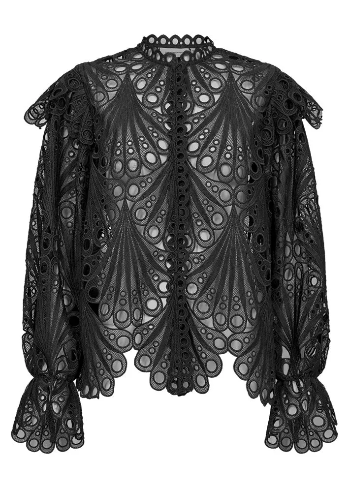 Copenhagen Muse Moonlight Bluse - Black