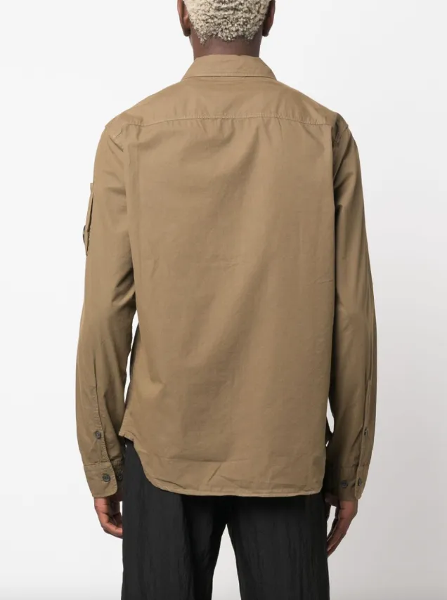 C.P. Company Gabardine Zipped Shirt