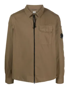 C.P. Company Gabardine Zipped Shirt