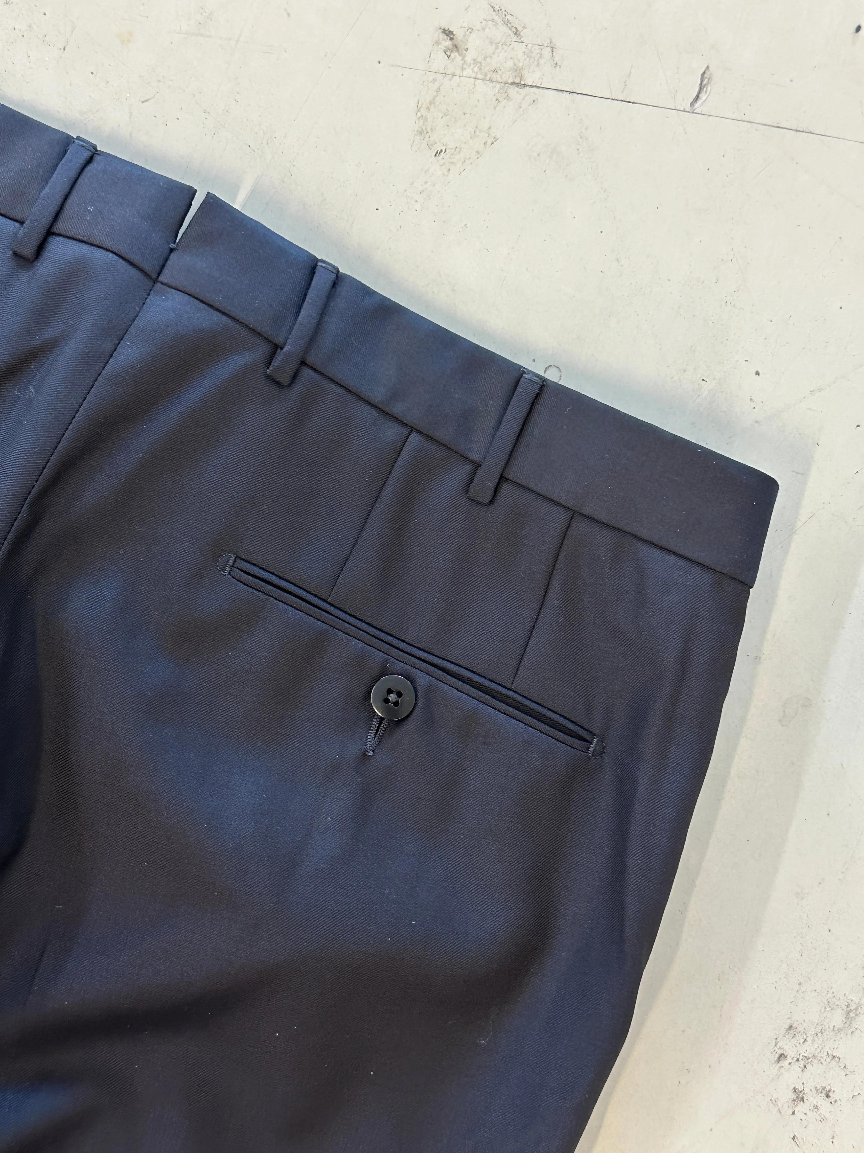 Dark Blue Suit Trousers