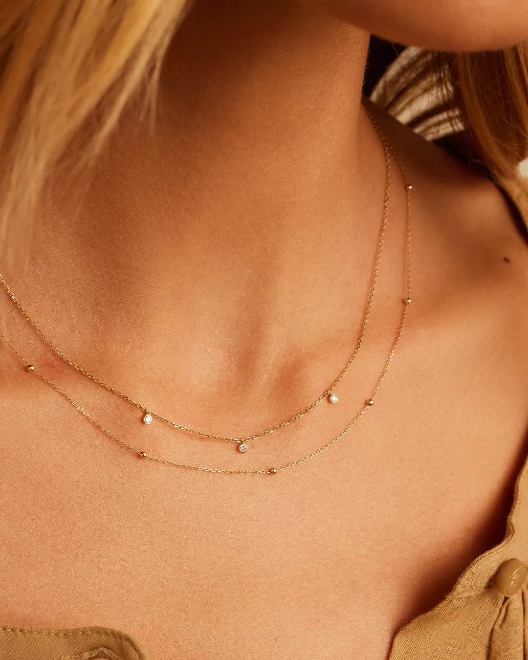 Diamond Trio Necklace