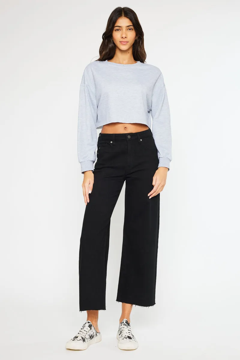 Dianella High Rise Crop Wide Leg Jeans