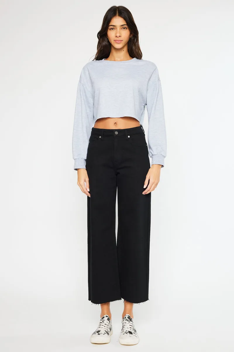 Dianella High Rise Crop Wide Leg Jeans