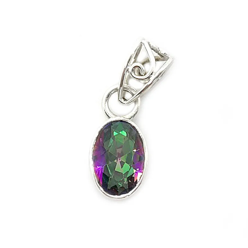 Echo Mystic Topaz Oval Pendant