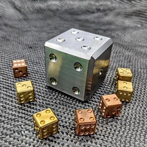 Enormous Titanium Ti-Die Dice