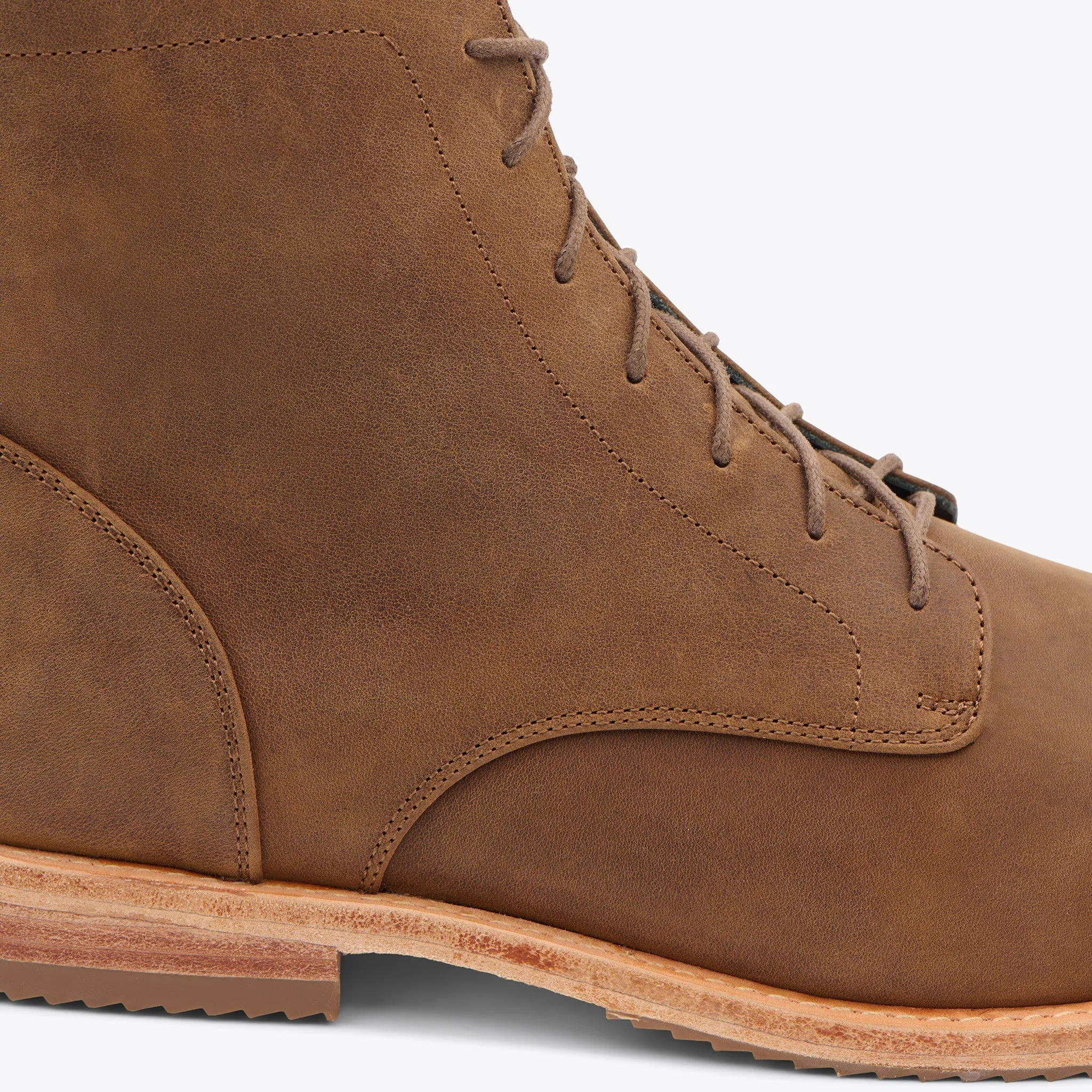 Everyday Lace-Up Boot Tobacco