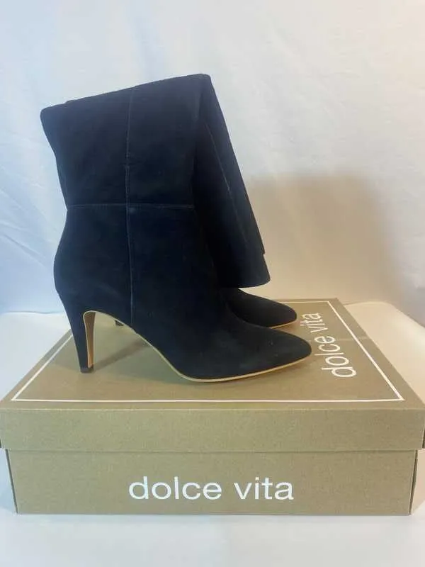 HAZE BOOTS ONYX SUEDE - re:vita