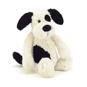 Jellycat Bashful Black & Cream Puppy Plush Stuffed Animal - Big