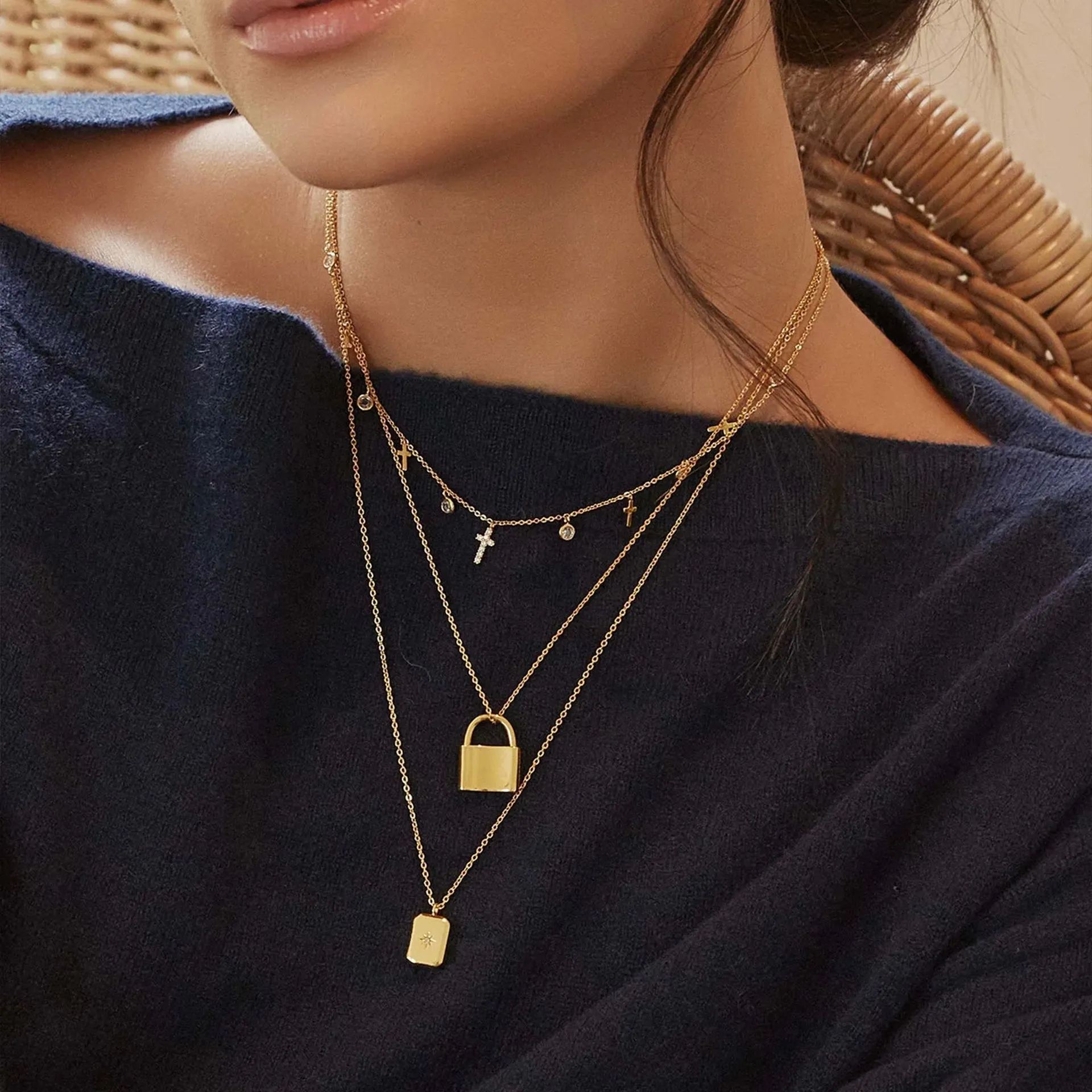 Jennie Lock Necklace