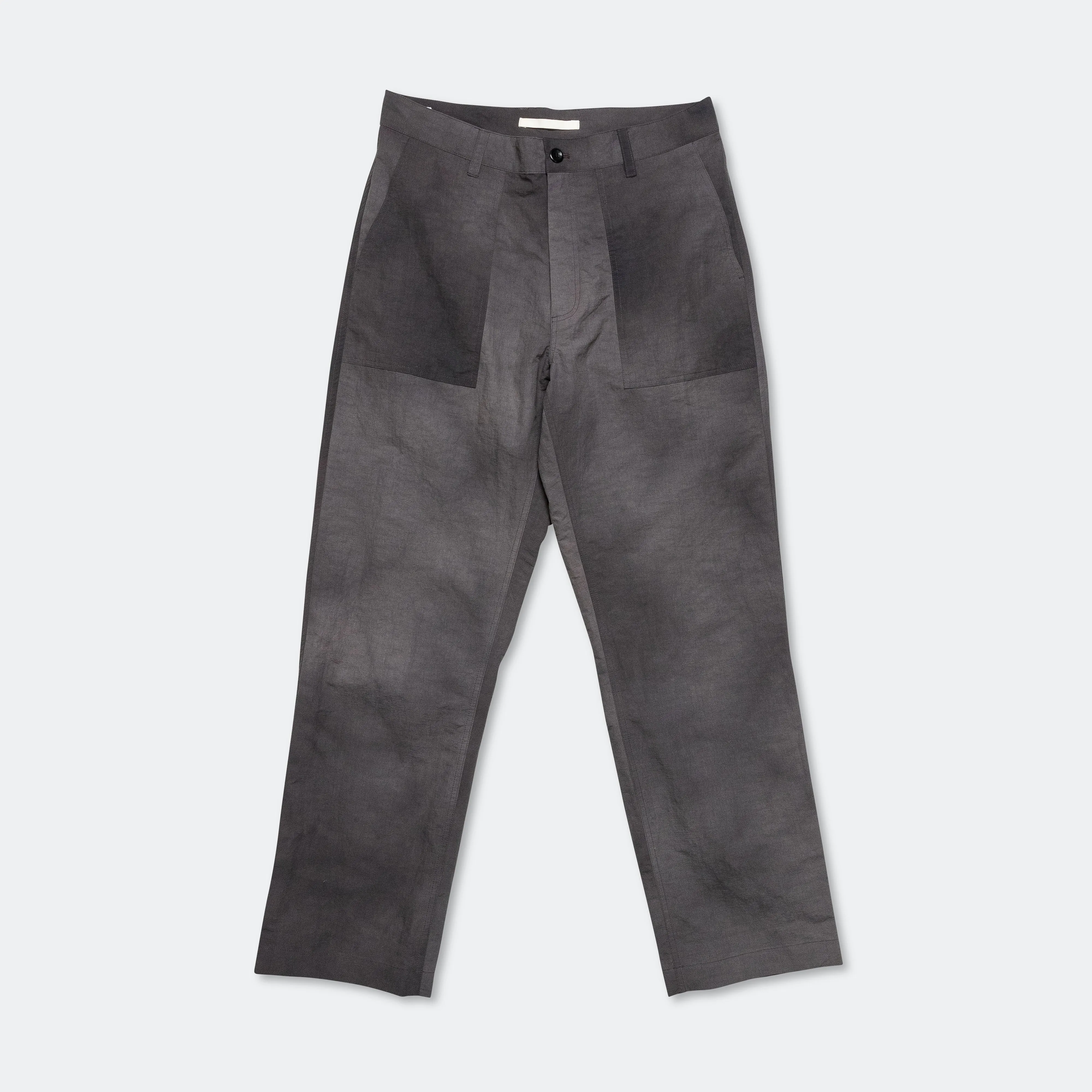 Lukas Relaxed Wave Dye Trouser - Black