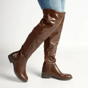 Madison Vella Long Boot - Chocolate