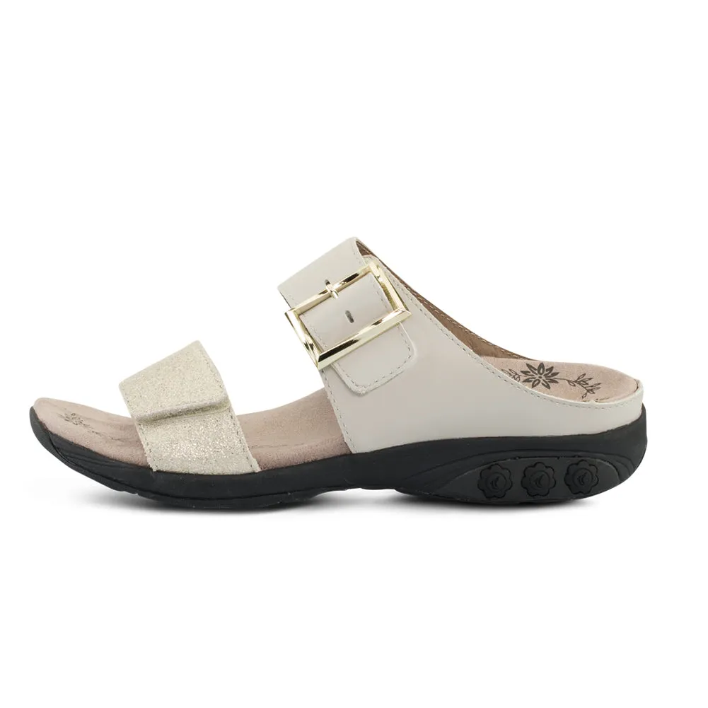 Mandy Women’s Color Block Leather Sandal