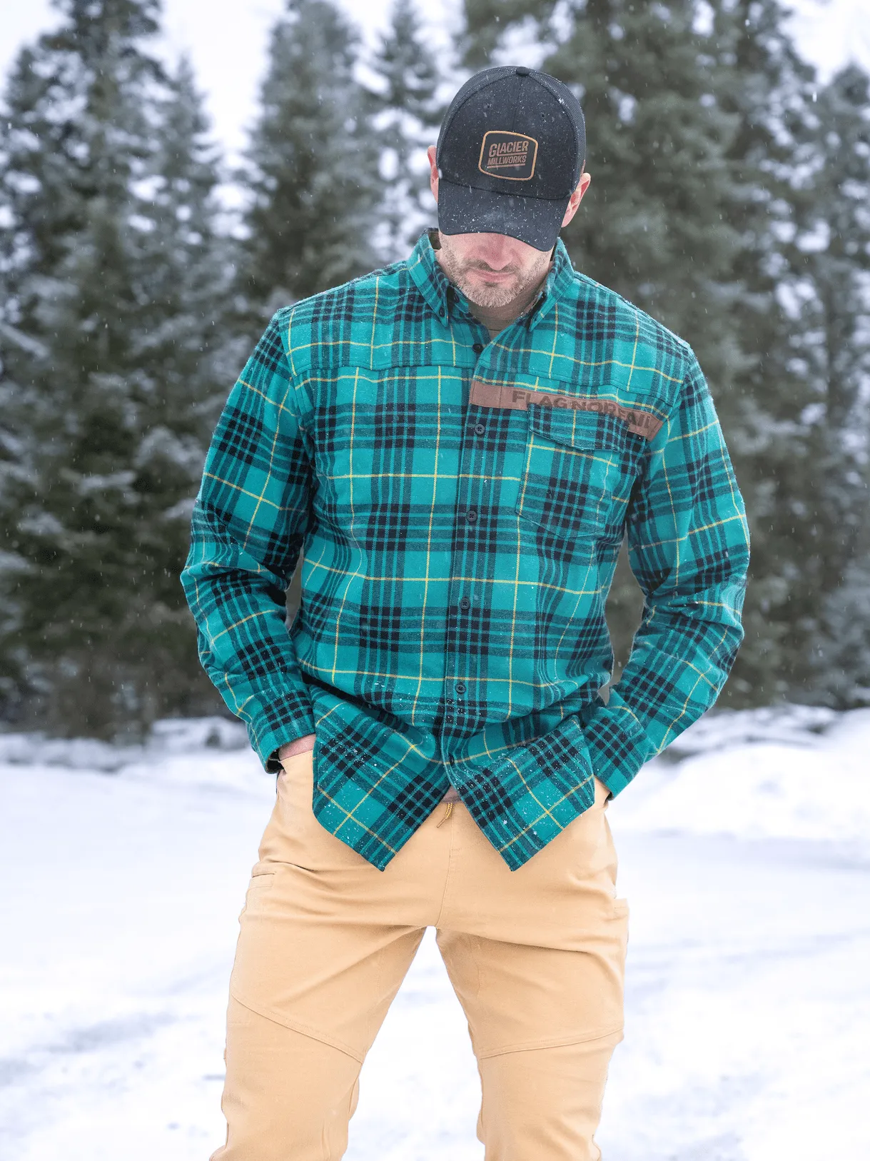 MEN'S FOREVER FLANNEL - GREEN