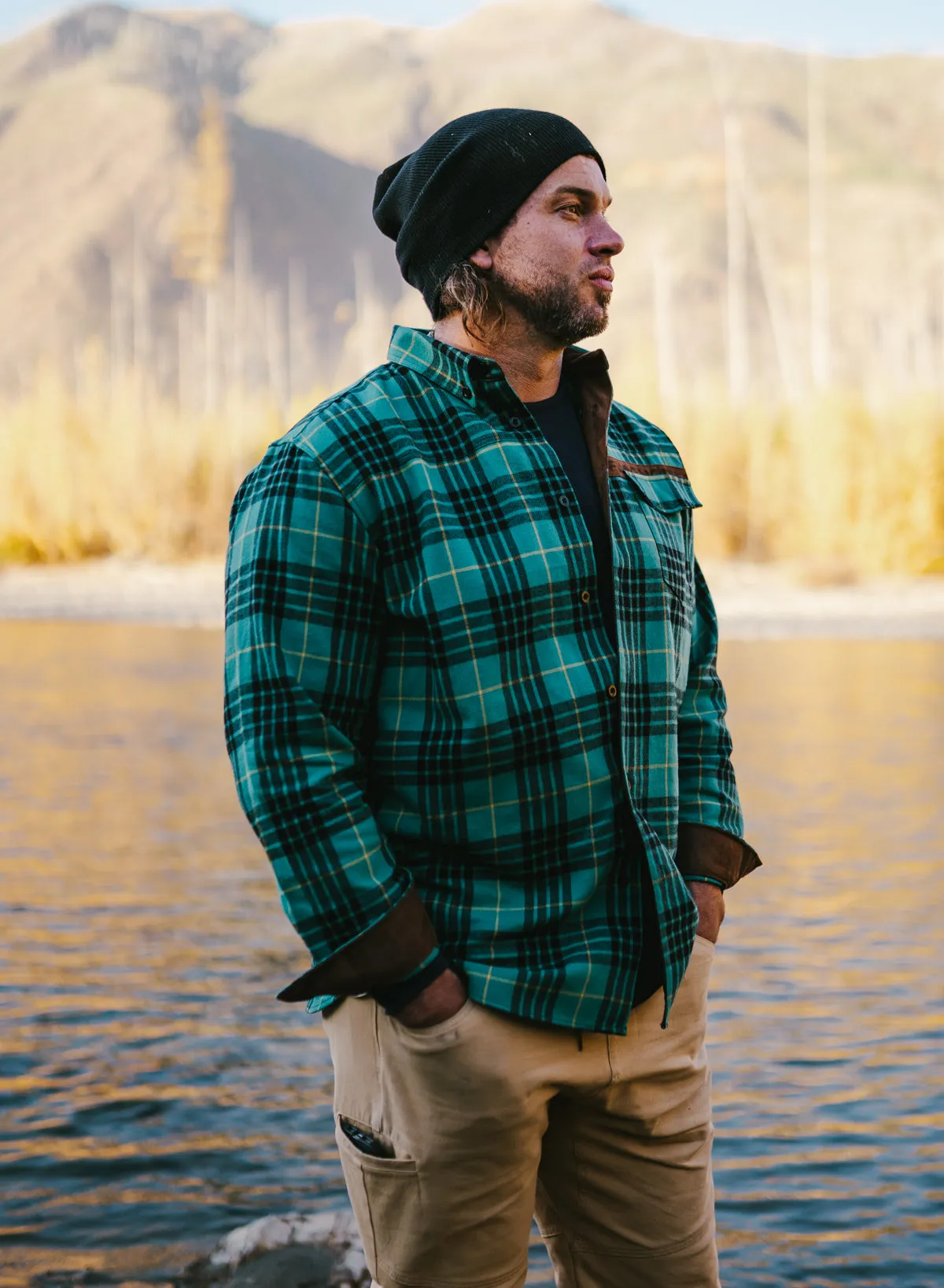 MEN'S FOREVER FLANNEL - GREEN