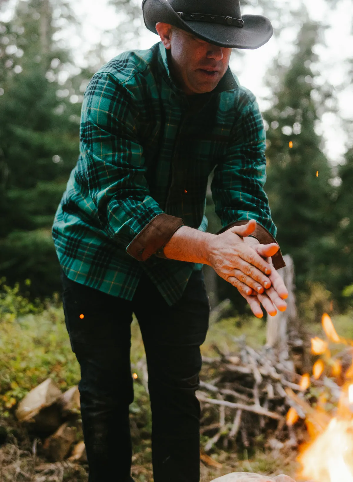 MEN'S FOREVER FLANNEL - GREEN