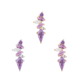 Mixt - Amethyst   Pink Sapphire - Threadless End