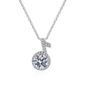 Music Note Moissanite Necklace