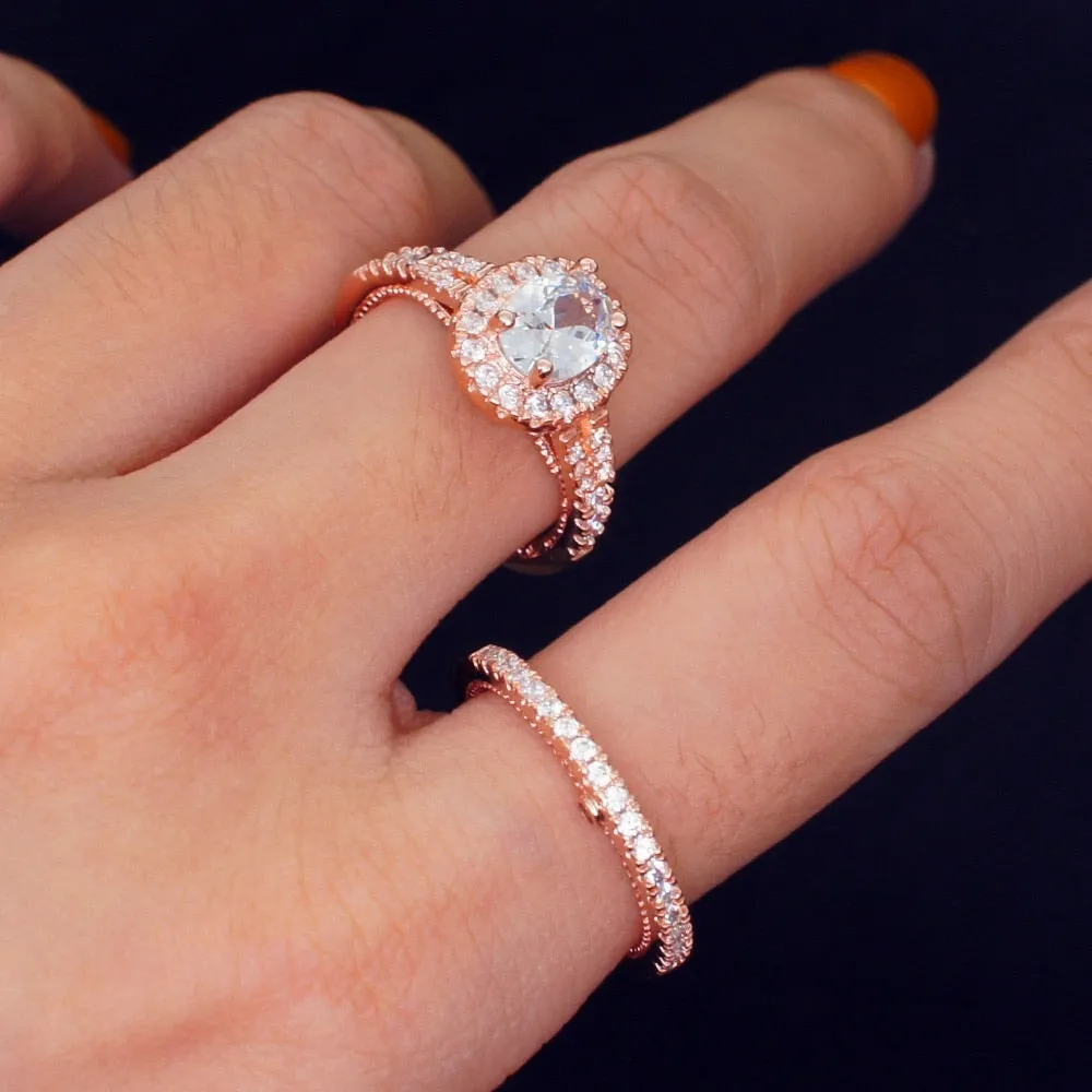 Oval Rose Gold Dream Engagement Ring