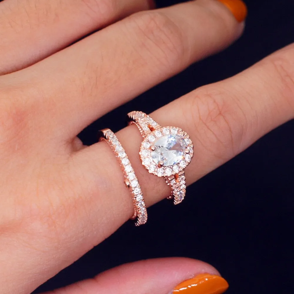 Oval Rose Gold Dream Engagement Ring