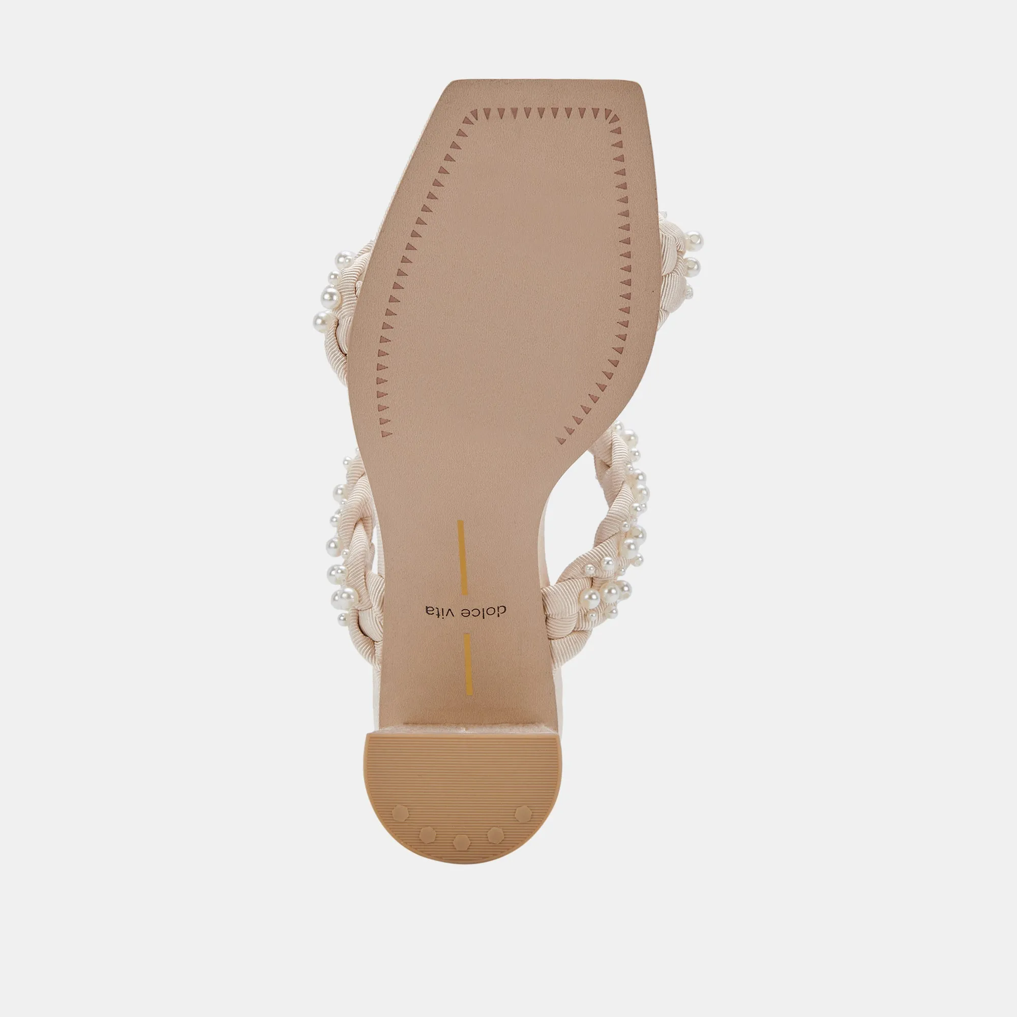 PAILY PEARL HEELS VANILLA PEARLS