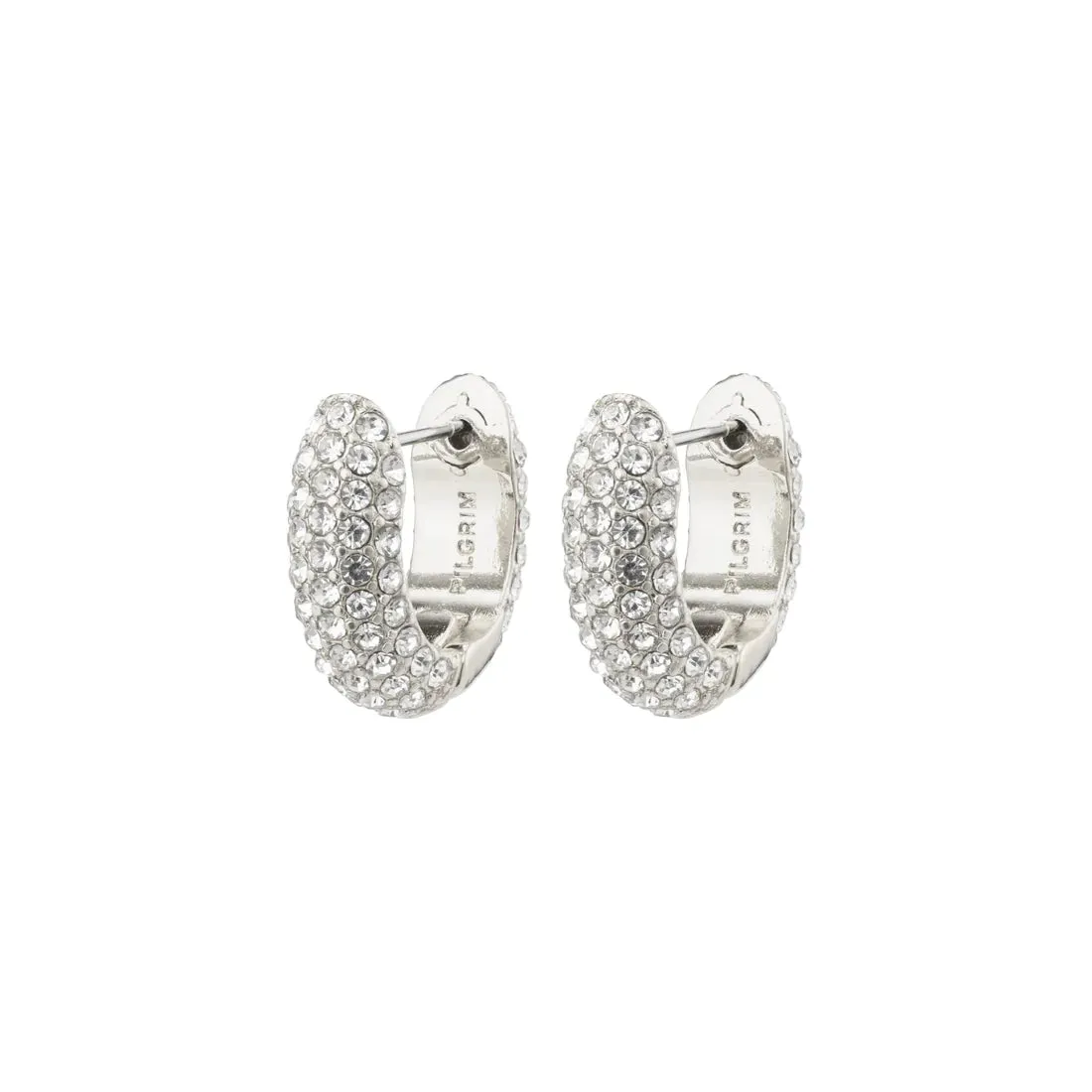 PILGRIM Lona Crystal Hoop Earrings