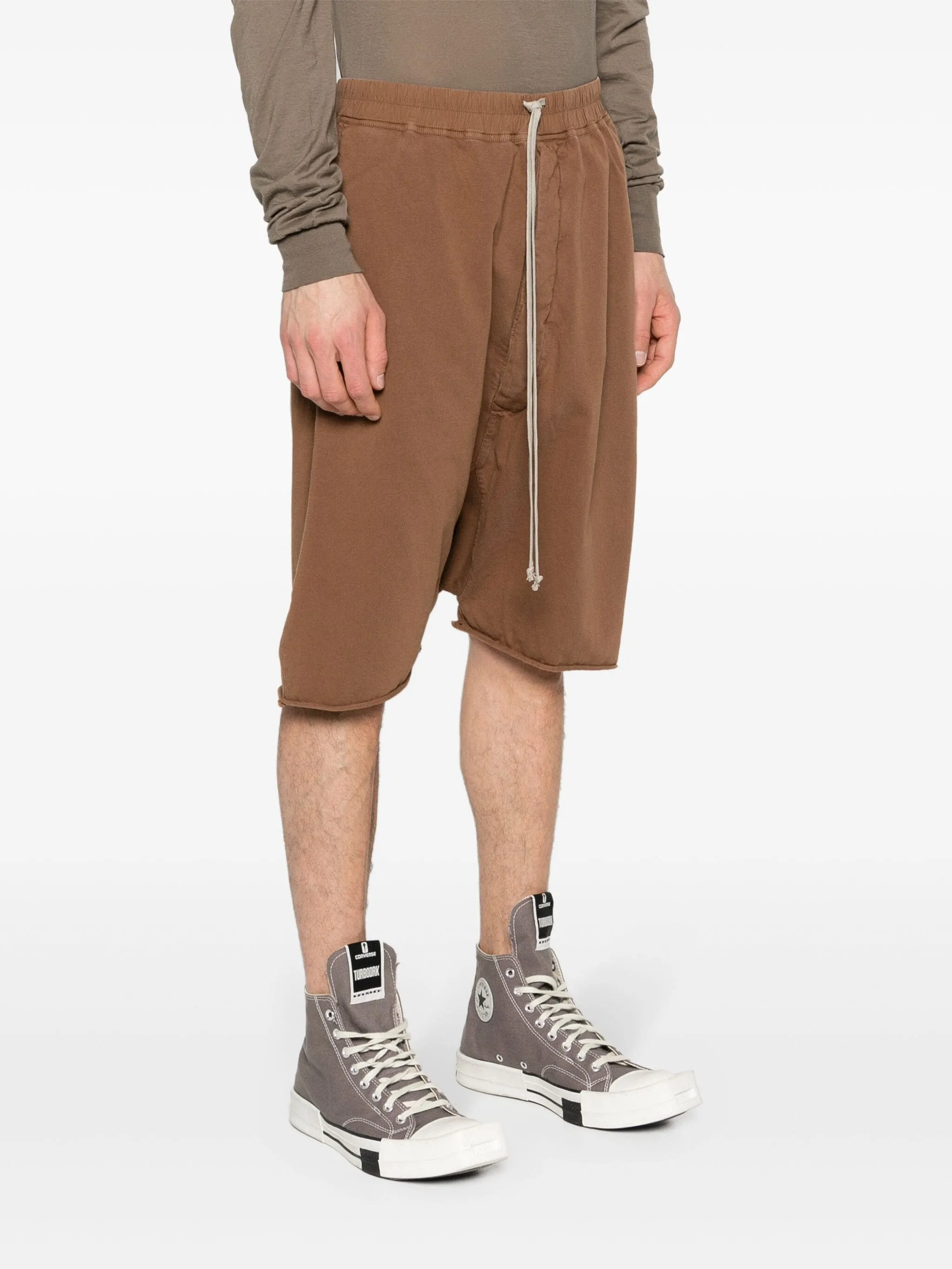 PODS DRAWSTRING DROP-CROTCH SHORTS