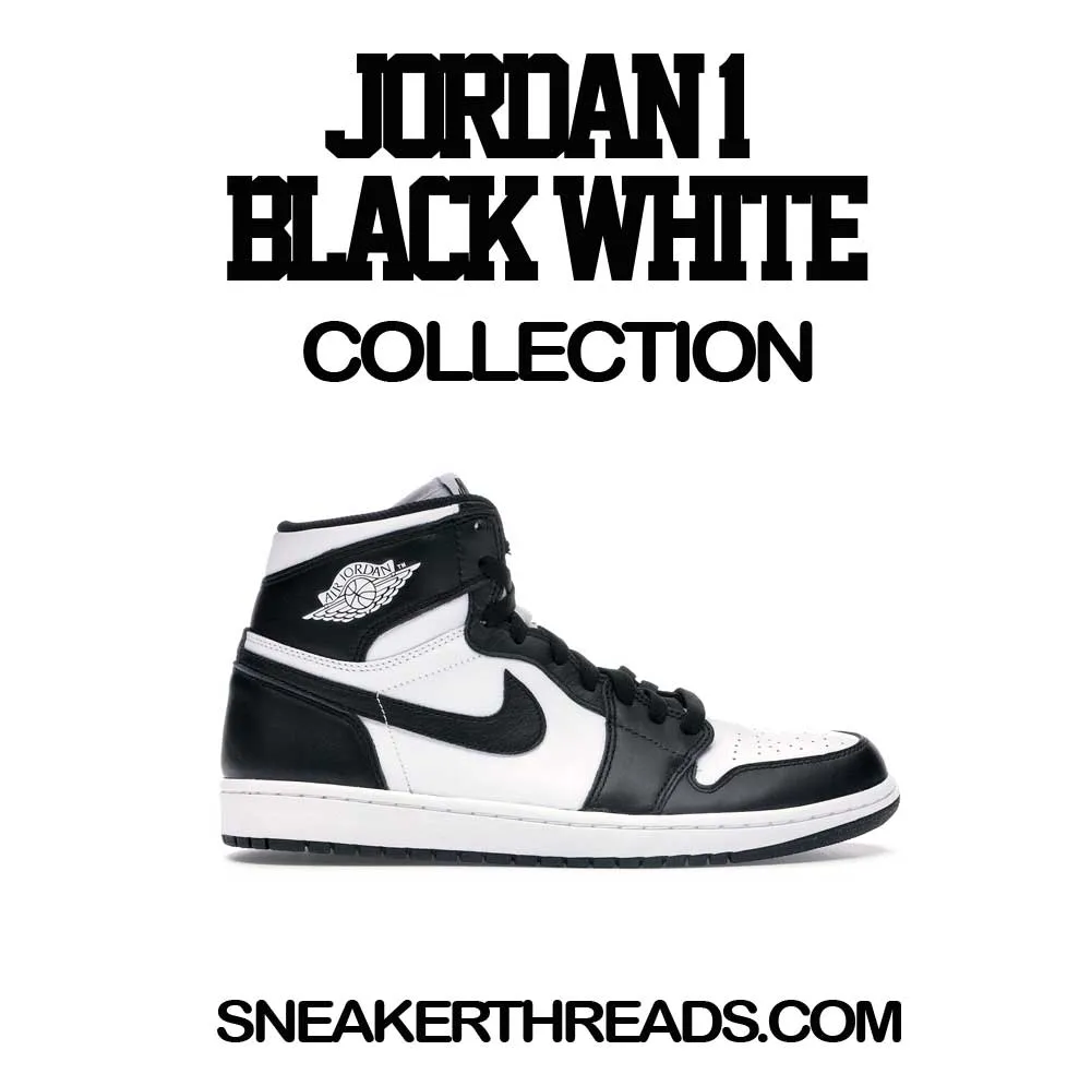 Retro 1 Black And White Shirt - Got Em - White