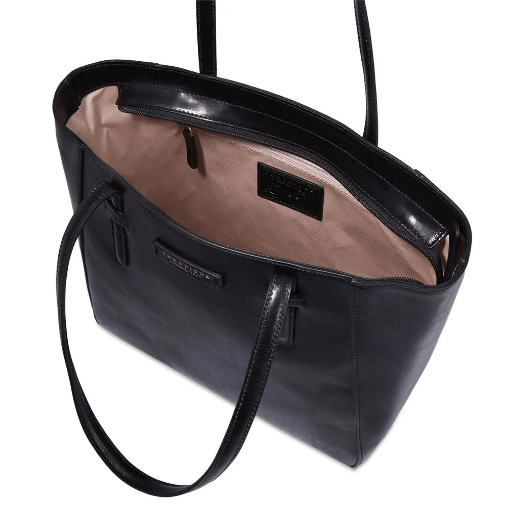 Shopping Bag Donna THE BRIDGE linea Diana in Pelle Nera