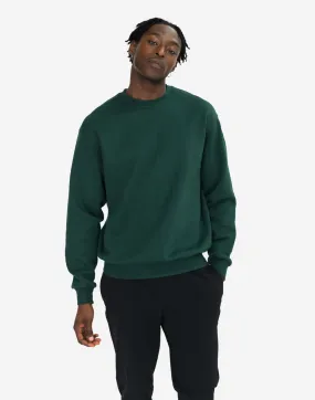 Sierra Fleece Crew in Mountain Green