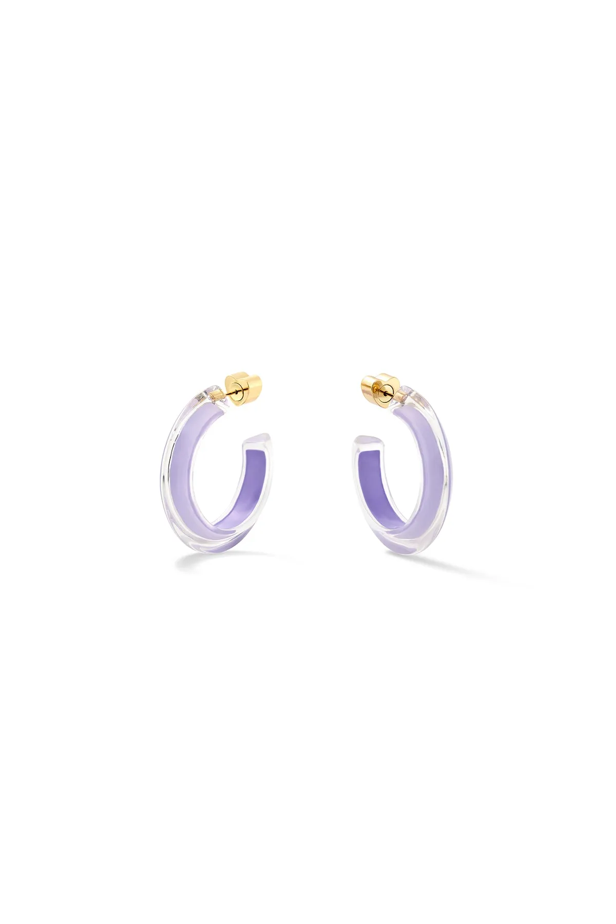 Small Lucite Jelly Hoop? Earrings